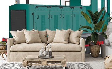 Visualisatie van het product