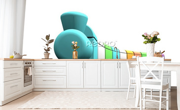 Visualisatie van het product