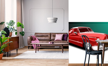 Visualisatie van het product