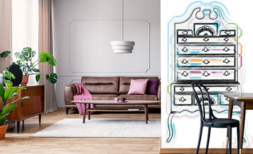 Visualisatie van het product