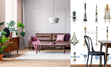 Visualisatie van het product