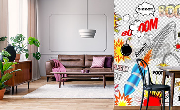 Visualisatie van het product