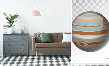 Visualisatie van het product