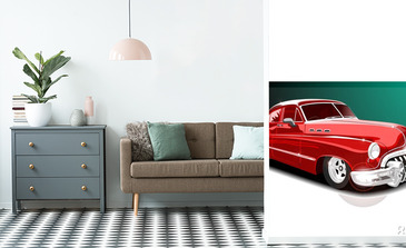 Visualisatie van het product