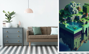 Visualisatie van het product