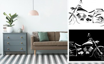 Visualisatie van het product