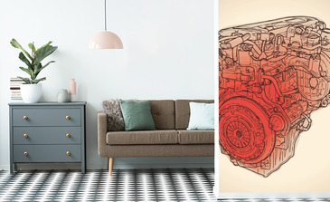 Visualisatie van het product