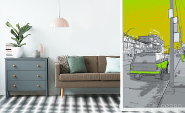 Visualisatie van het product