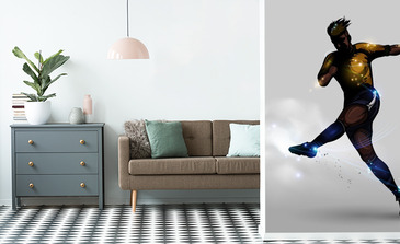 Visualisatie van het product