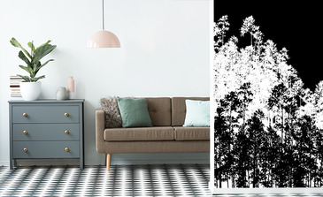 Visualisatie van het product