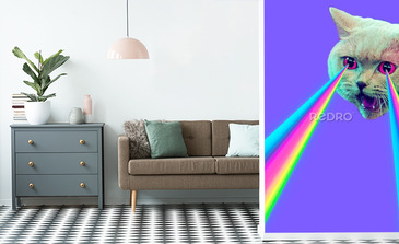 Visualisatie van het product