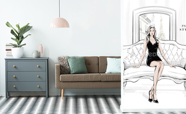 Visualisatie van het product