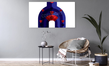 Visualisatie van het product