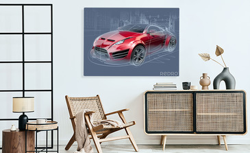 Visualisatie van het product