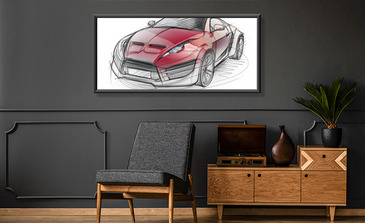 Visualisatie van het product