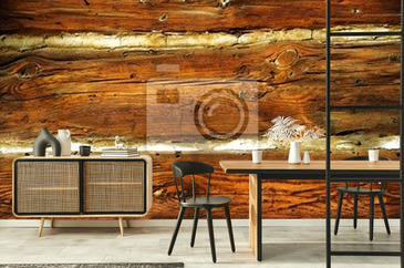 Fototapeta Rustykalne deski. na wymiar • piętro, drewno, tekstura