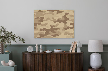 Seamless camouflage pattern. Repeating digital dotted camo
