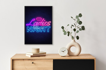80s Party Neon Sign Vector. Back to the 80's neon design template