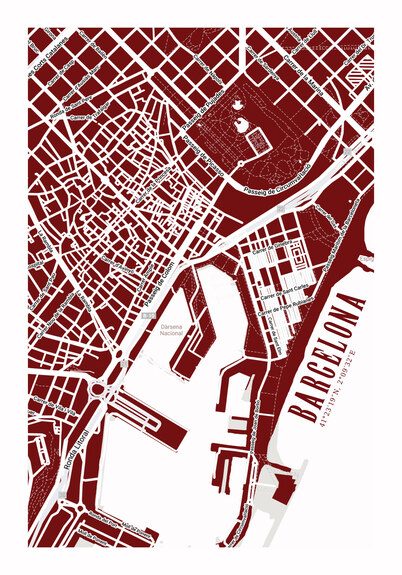 Stadtplan barcelona