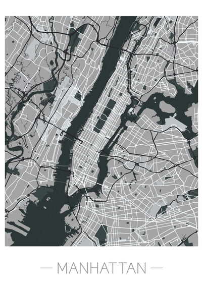 Stadtplan manhattan