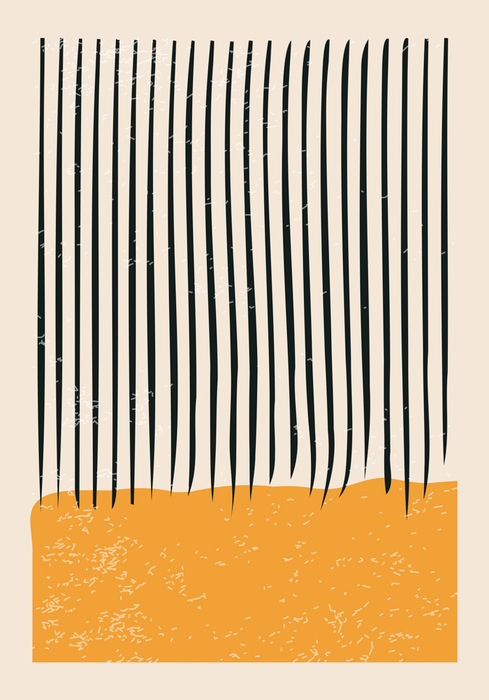 Komposition mit vertikalen linien