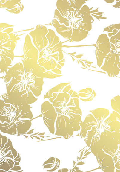 Goldene Wildblumen