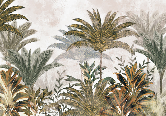 Dschungel in vintage-ausführung
