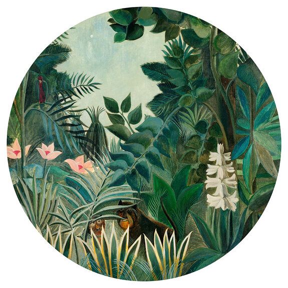 Der äquatoriale dschungel von henri rousseau