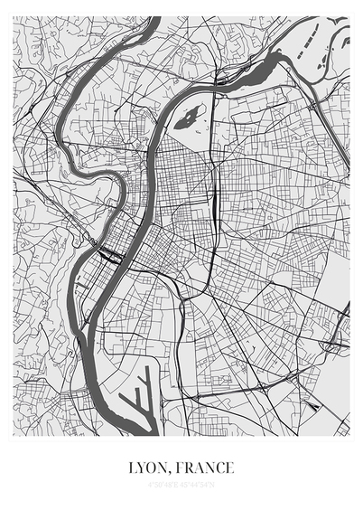 Stadtplan von lyon