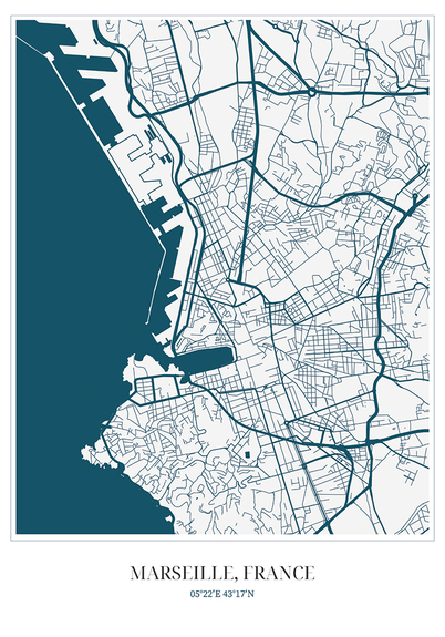 Stadtplan von marseille