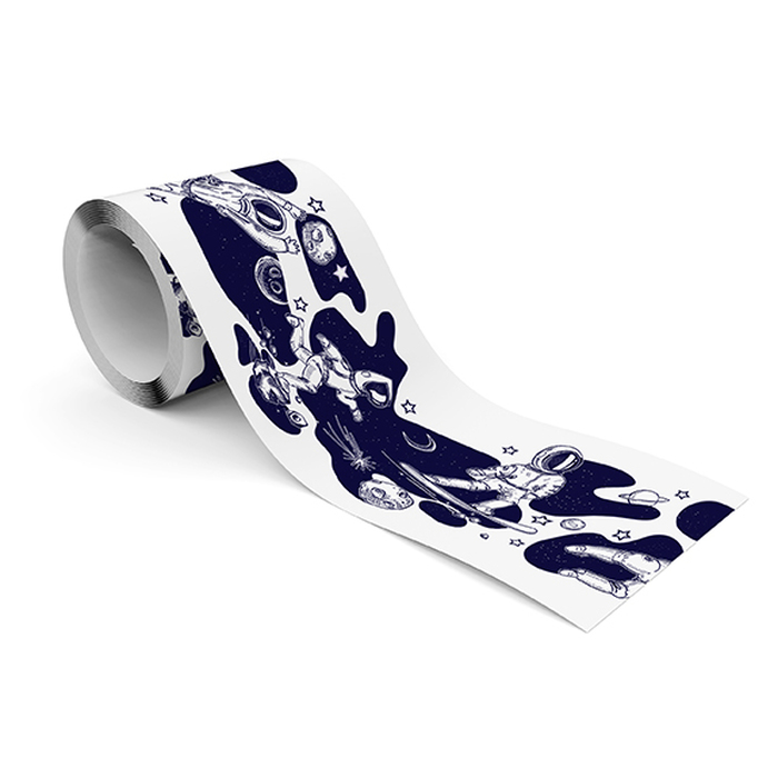 Tapetenbordüre Abenteuer eines kleinen Astronauten