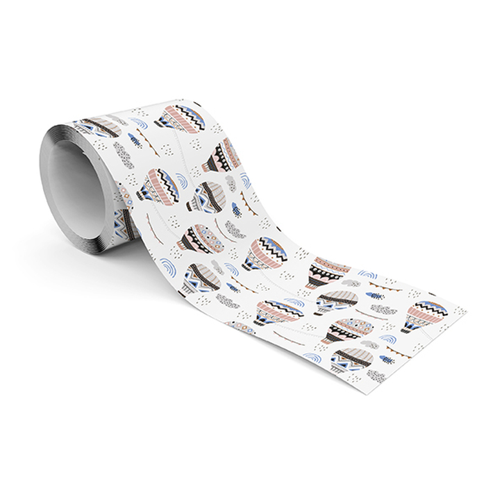 Tapetenbordüre Motiv aus bunten Luftballons