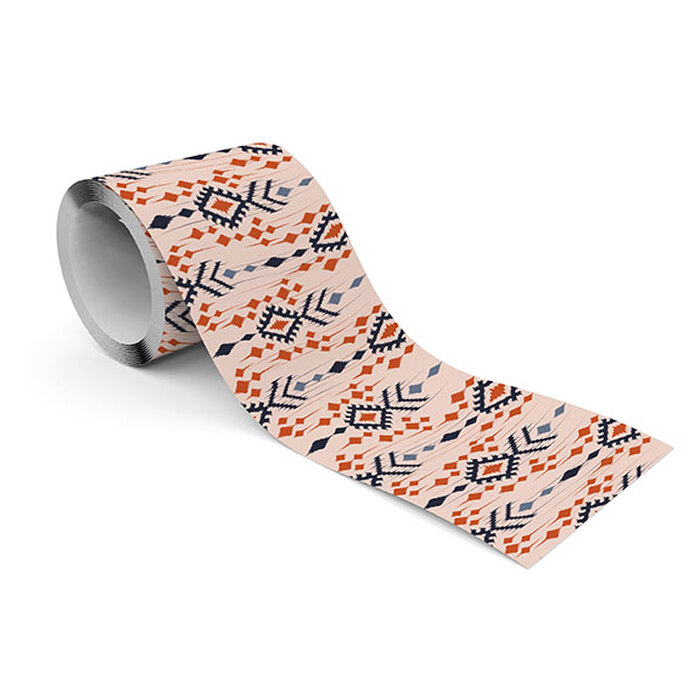 Tapetenbordüre ethnisches Muster Boho