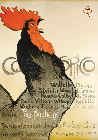 Cocorico - theophile-alexandre steinlen charles verneau 