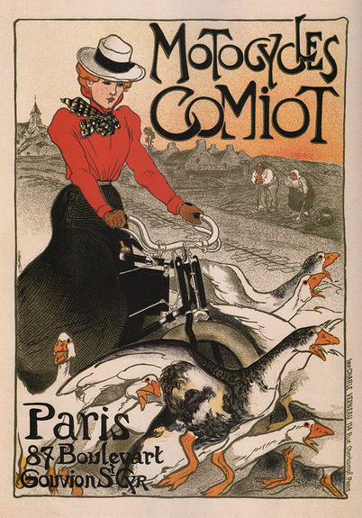 Motorcycles comiot - theophile steinlen