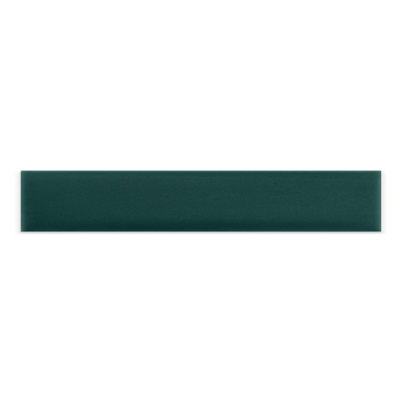 Wandpolster 90x15 smaragdgrünes Rechteck