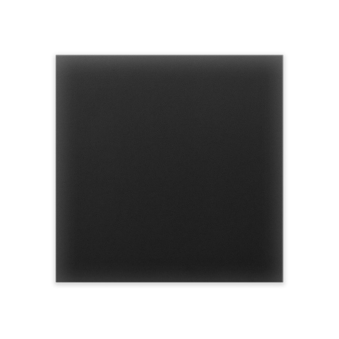 Wandpolster Kunstleder 50x50 graphitgraues Quadrat