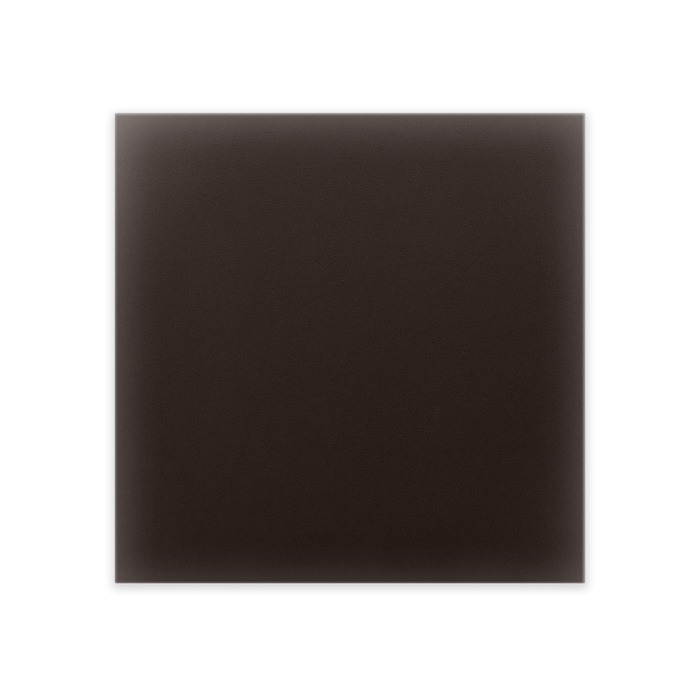 Wandpolster Kunstleder 50x50 braunes Quadrat