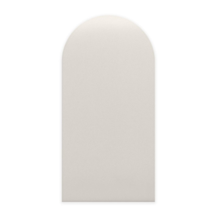 Wandpolster Kunstleder 30x60 cremefarbenes Paneel