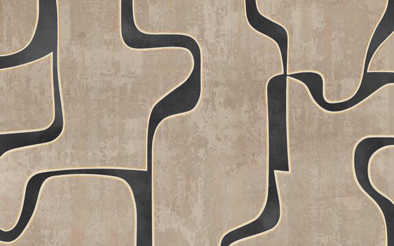 Minimalistisches muster mit geometrischen formen