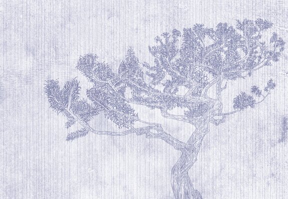 Baum im vintage-stil