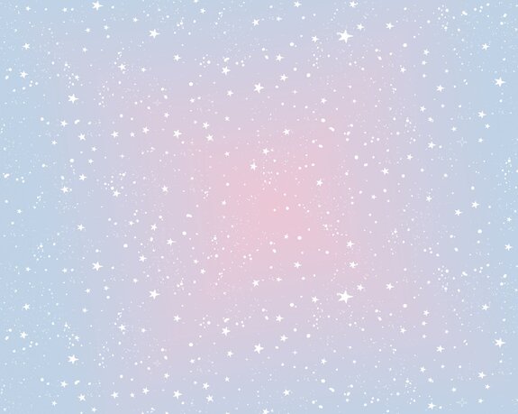 Sterne am blau-rosa himmel