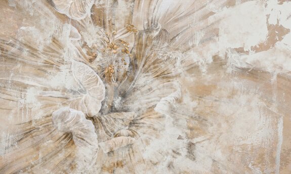 Beige blume nahaufnahme betontextur