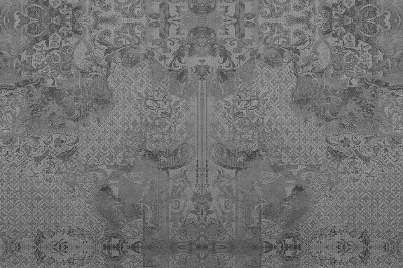 Provencal pattern in shades of gray