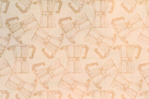 Kaffeemaschine im vintage-stil