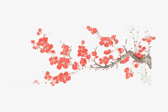 Gemalter strauß mit sonnenblumen