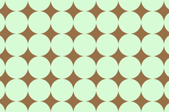 Geometrisches muster in form von kreisen