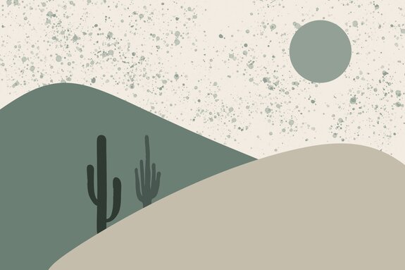 Abstraktes muster von wüstenhügeln