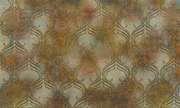 Ornamentales muster im vintage-stil