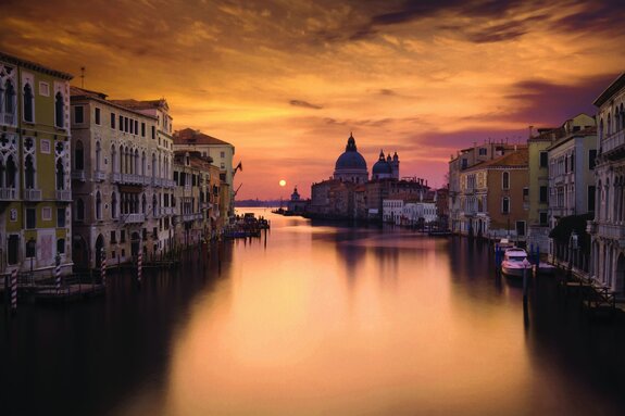 Venedig bei sonnenuntergang